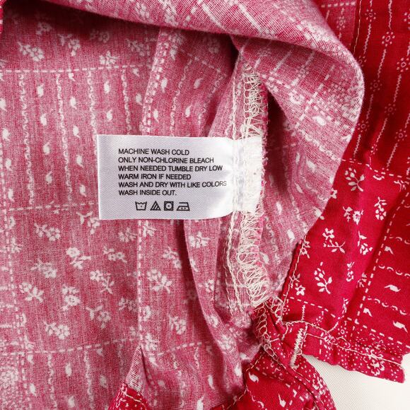 C.E. Schmidt Workwear Womens 3X Button Down Top Pink Front Pockets - Picture 9 of 9